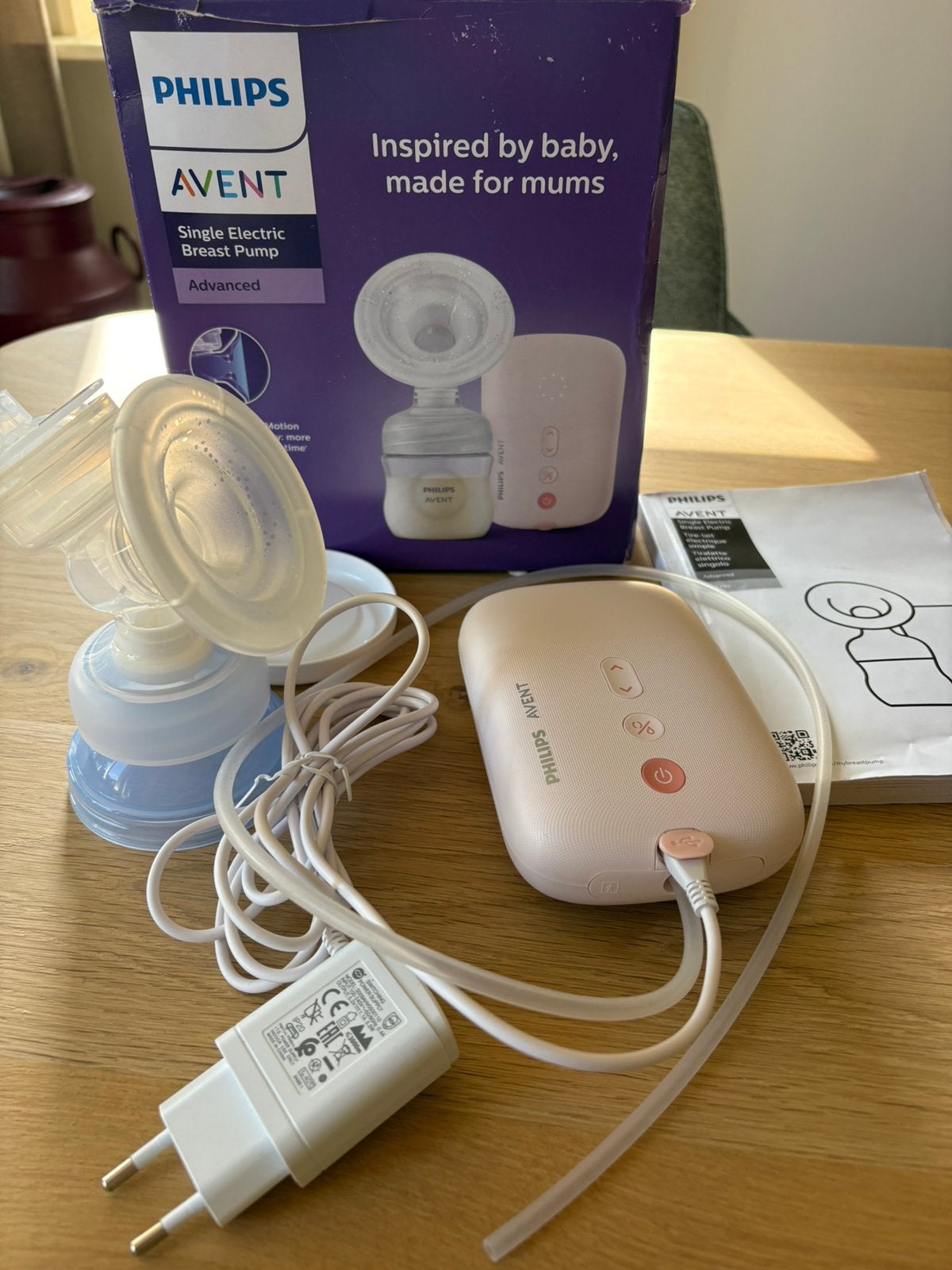 Philips avent elektrische kolf, Ophalen, Zo goed als nieuw, Borstkolf