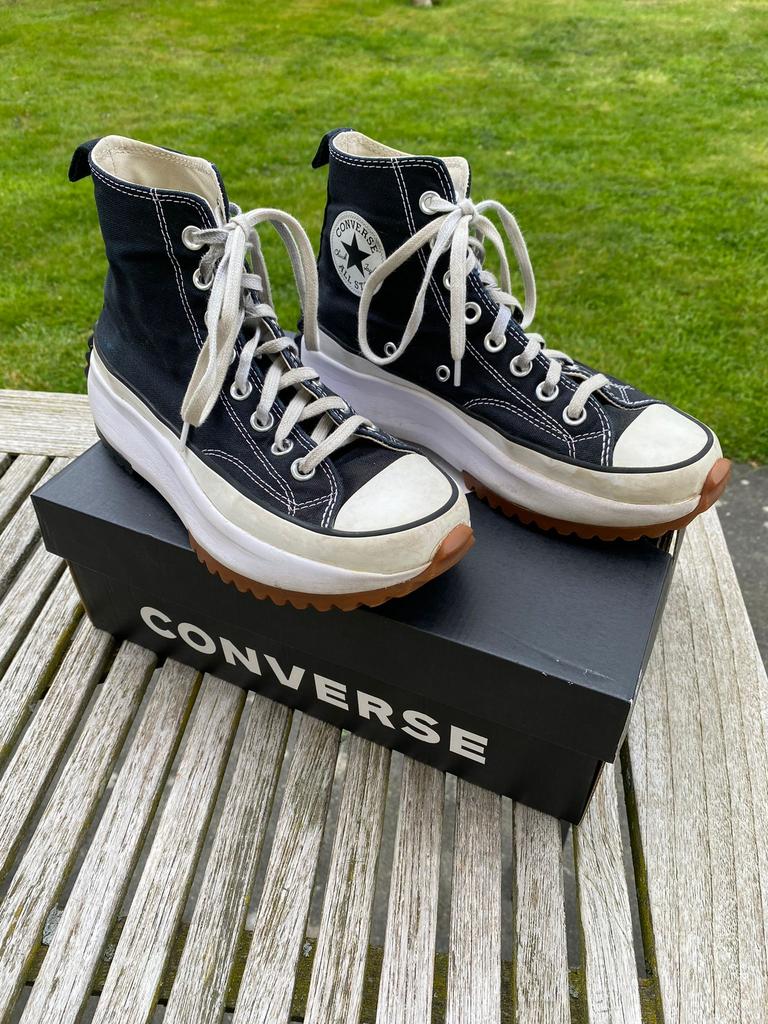 Converse Run Star Hike, Zwart, Ophalen of Verzenden, Sneakers of Gympen, Gedragen