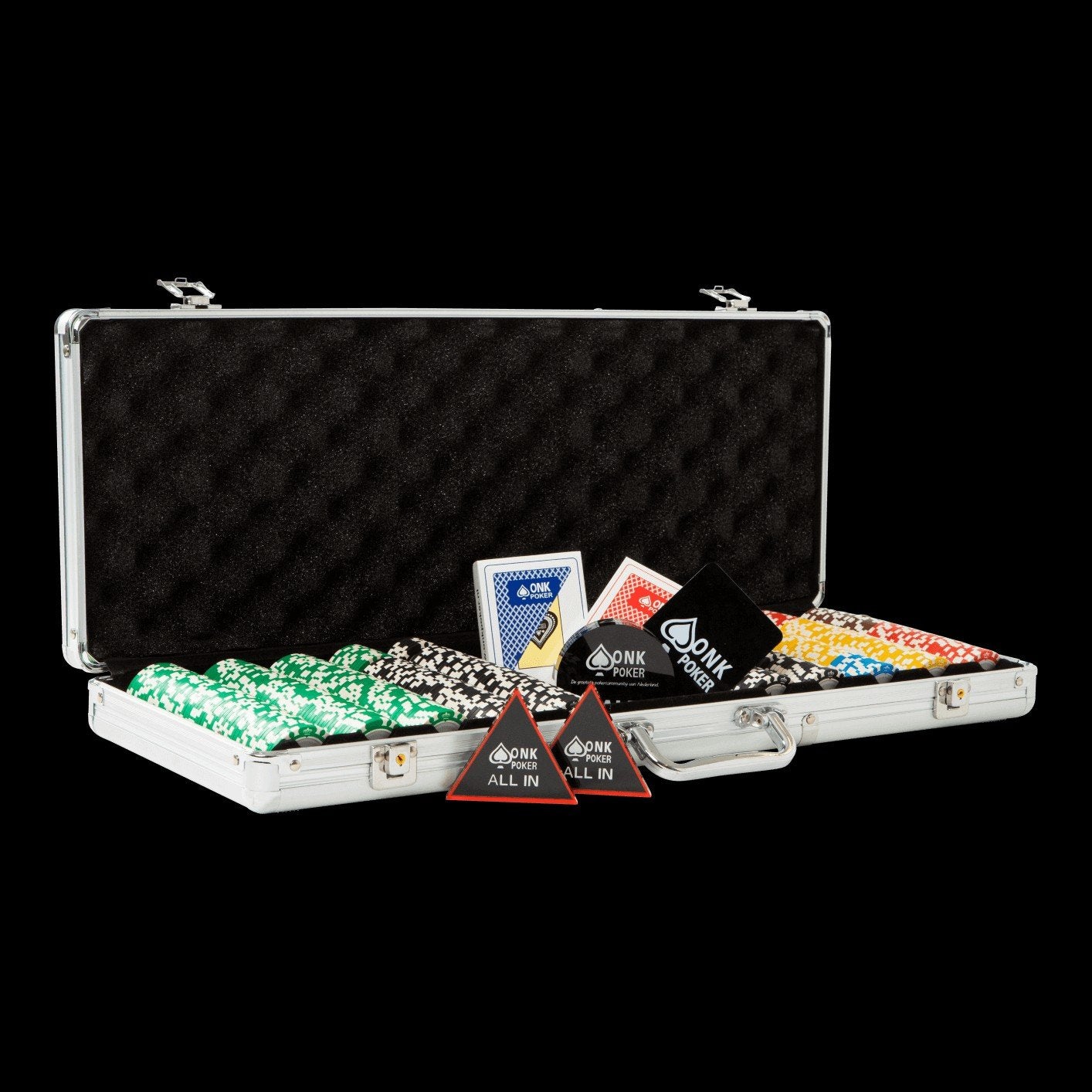 ONK Poker Toernooi Pokerset Compleet, Ophalen of Verzenden, Zo goed als nieuw