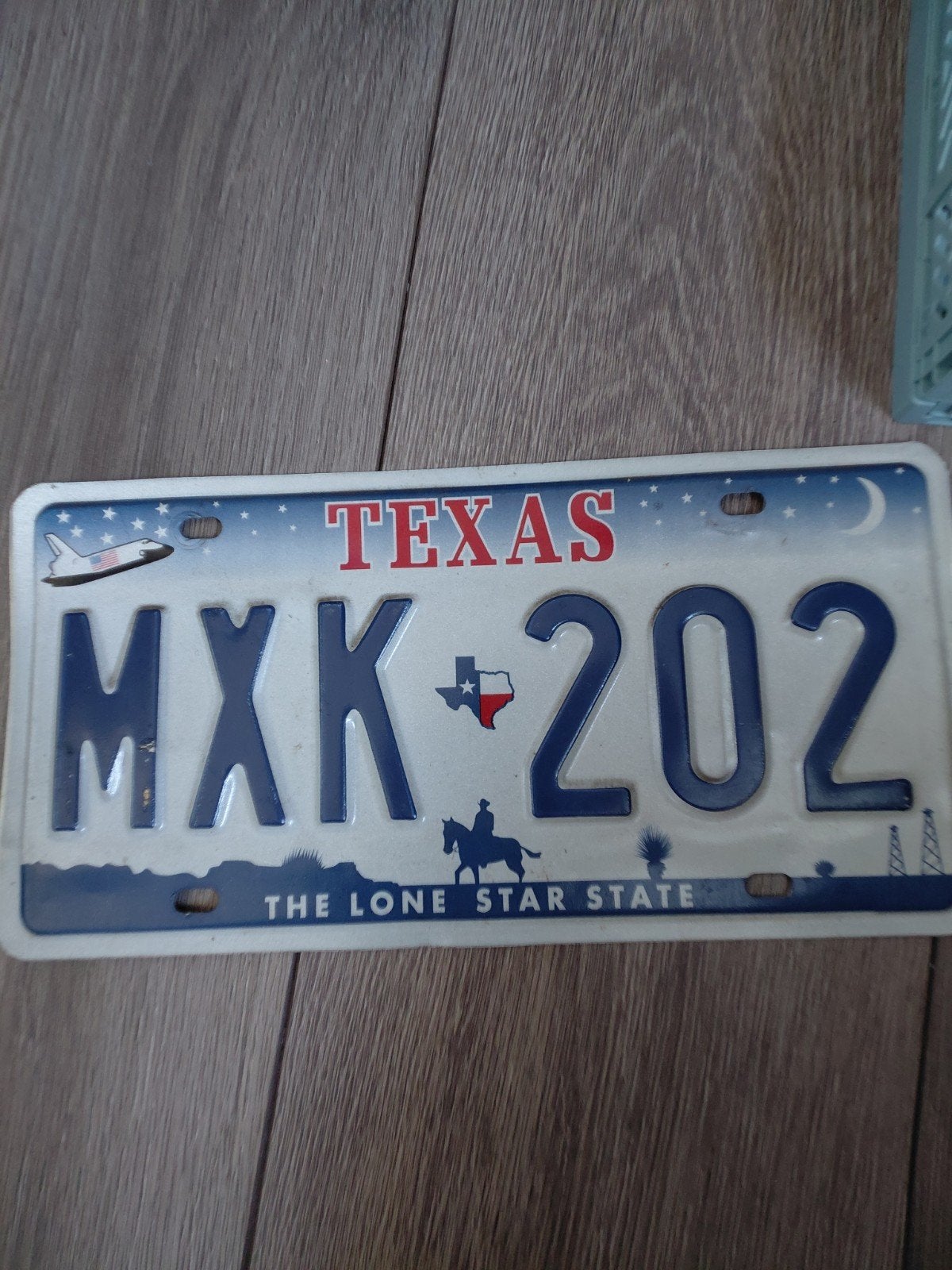 Texas nummerbord - MXK 202 - The Lone Star State, Ophalen of Verzenden, Gebruikt