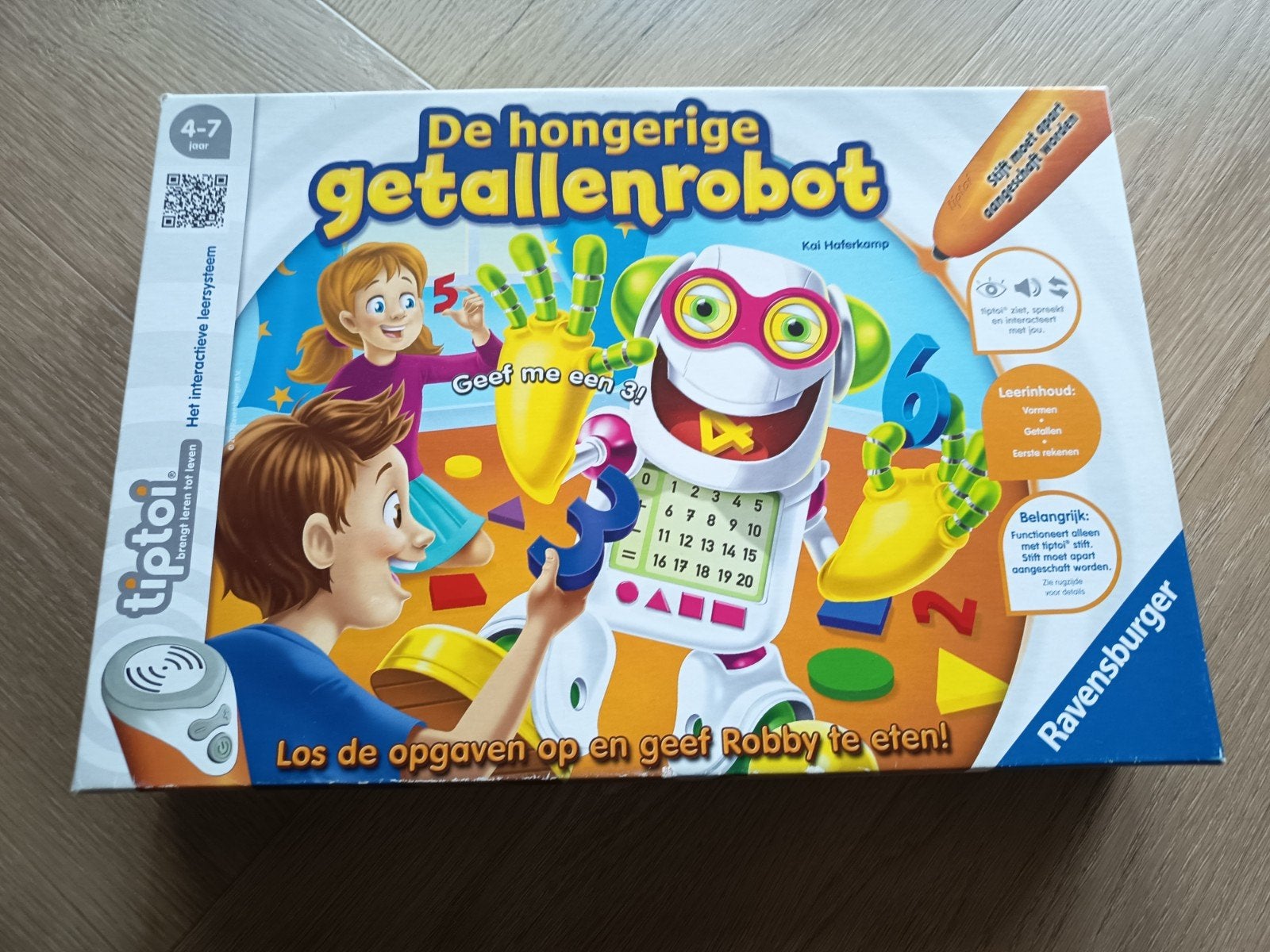 Tiptoi: De hongerige getallenrobot, Ophalen of Verzenden, Zo goed als nieuw