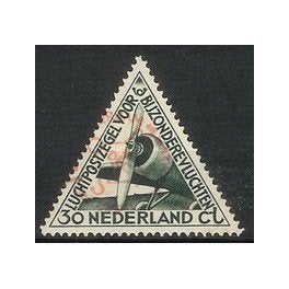 Nederland Luchtpost 10 gestempeld Vliegtuig 1933, Postzegels en Munten, Postzegels | Nederland, Ophalen of Verzenden, T/m 1940
