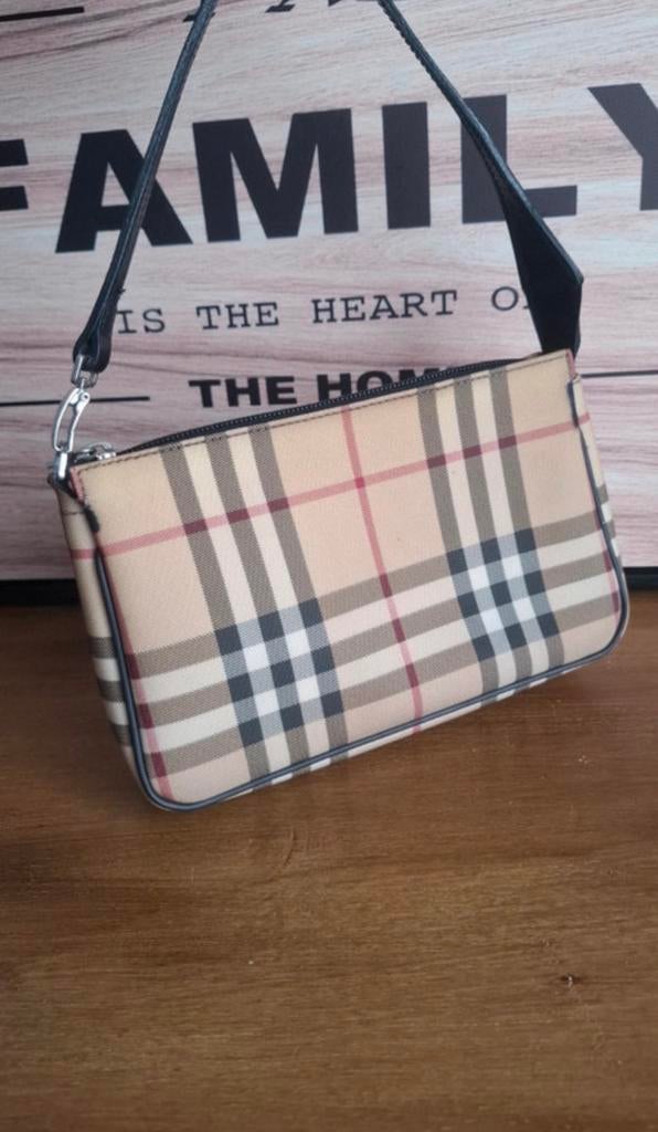 Burberry tas, Ophalen of Verzenden, Gebruikt, Beige, Schoudertasje