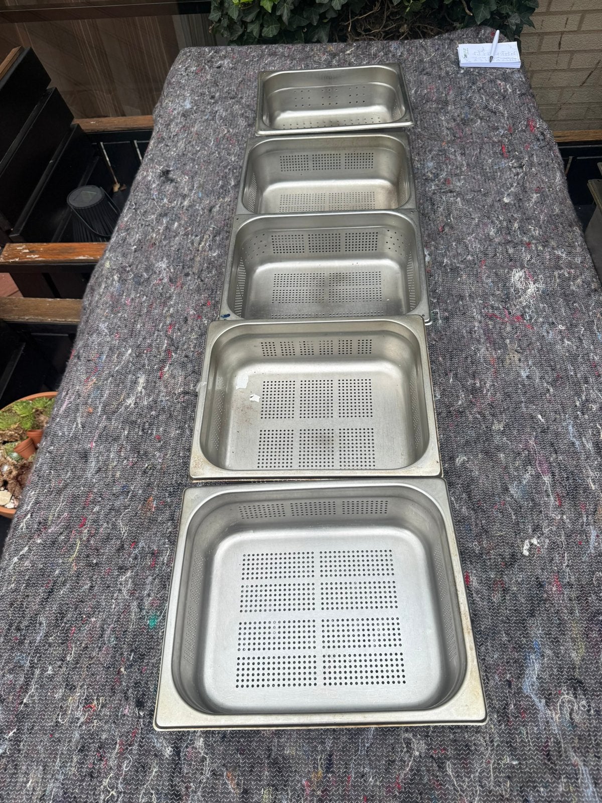Chafing dish stoombakken, Ophalen of Verzenden, Gebruikt