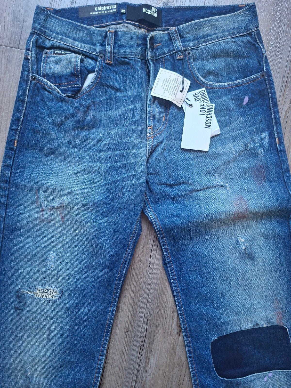 MOSCHINO jeans maat W32 L34, Moschino, Blauw, Nieuw, W32 (confectie 46) of kleiner