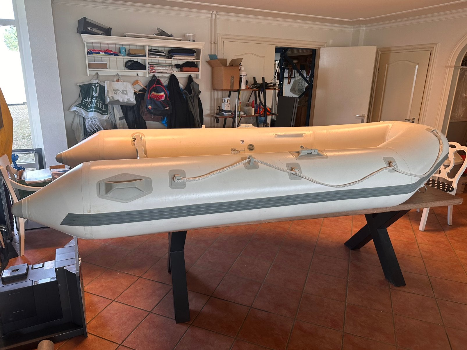Rubberboot Z-ray 400 3.10 m lang met aluminium vloer, Ophalen
