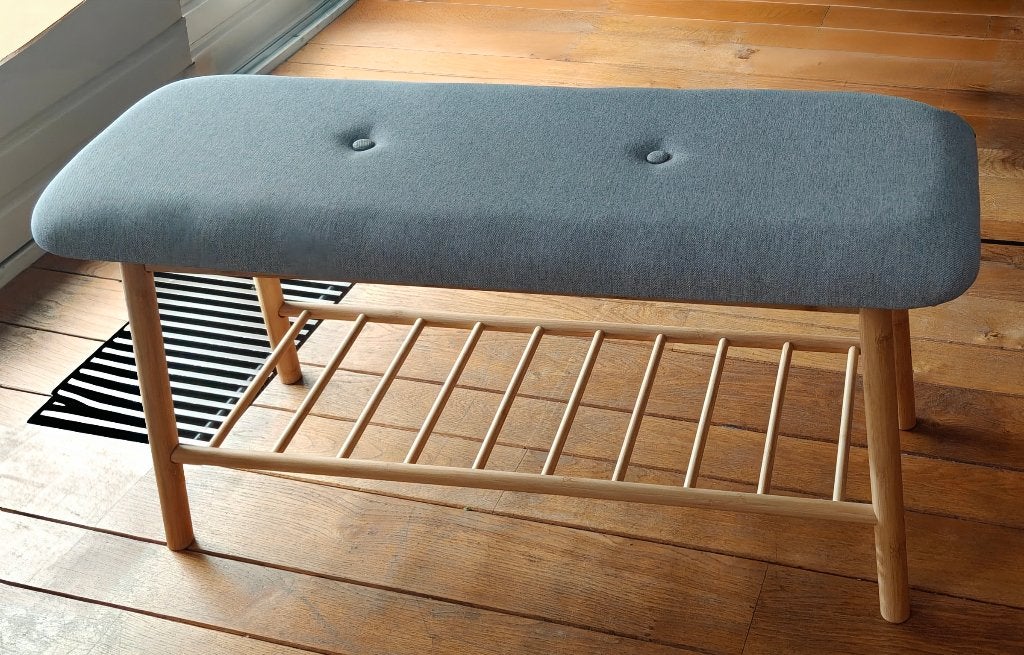 Bankje, Ophalen, 75 tot 100 cm, Zo goed als nieuw, Stof