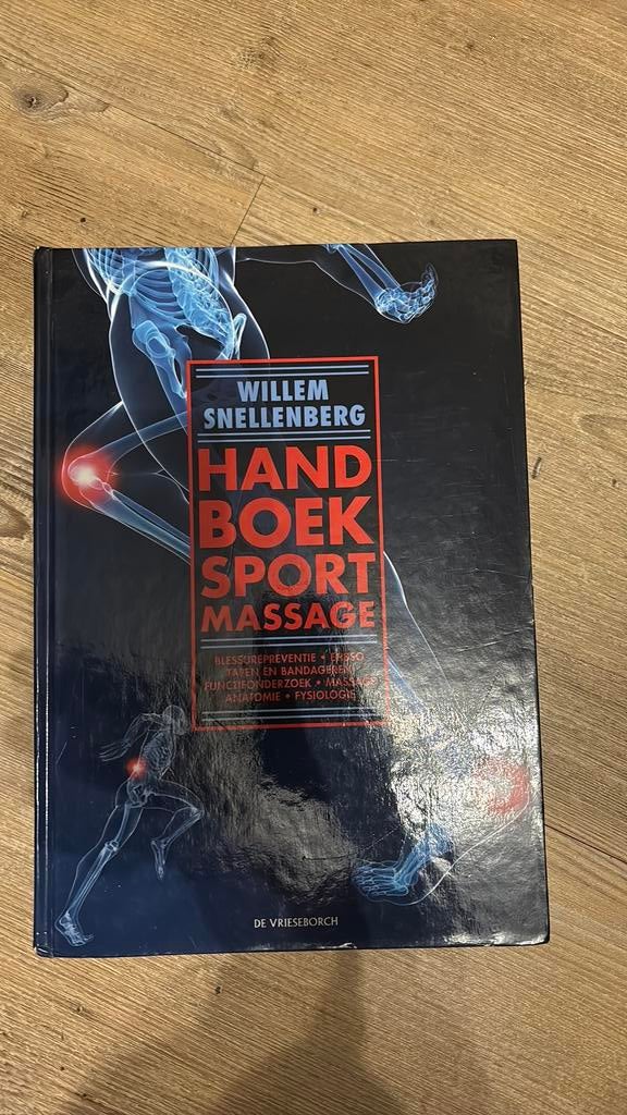 Willem Snellenberg - Handboek sportmassage basisboek, Ophalen, Zo goed als nieuw, Willem Snellenberg