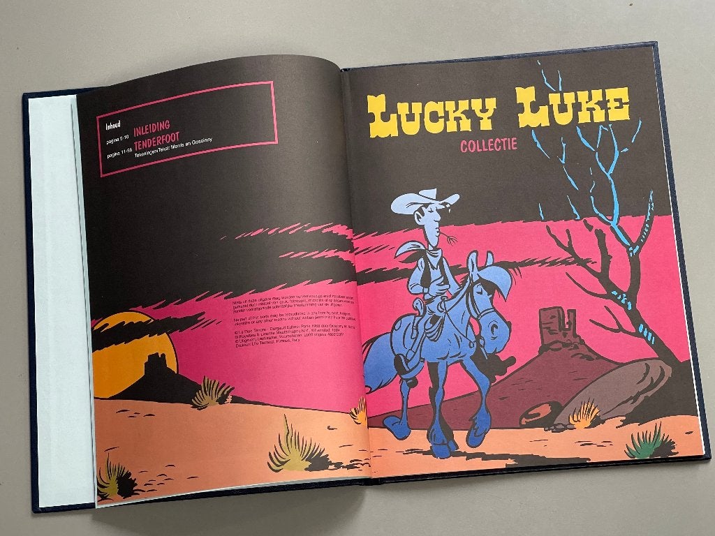 Lucky Luke – Tenderfoot – Morris Collectie, Eén stripboek, Ophalen of Verzenden, Zo goed als nieuw