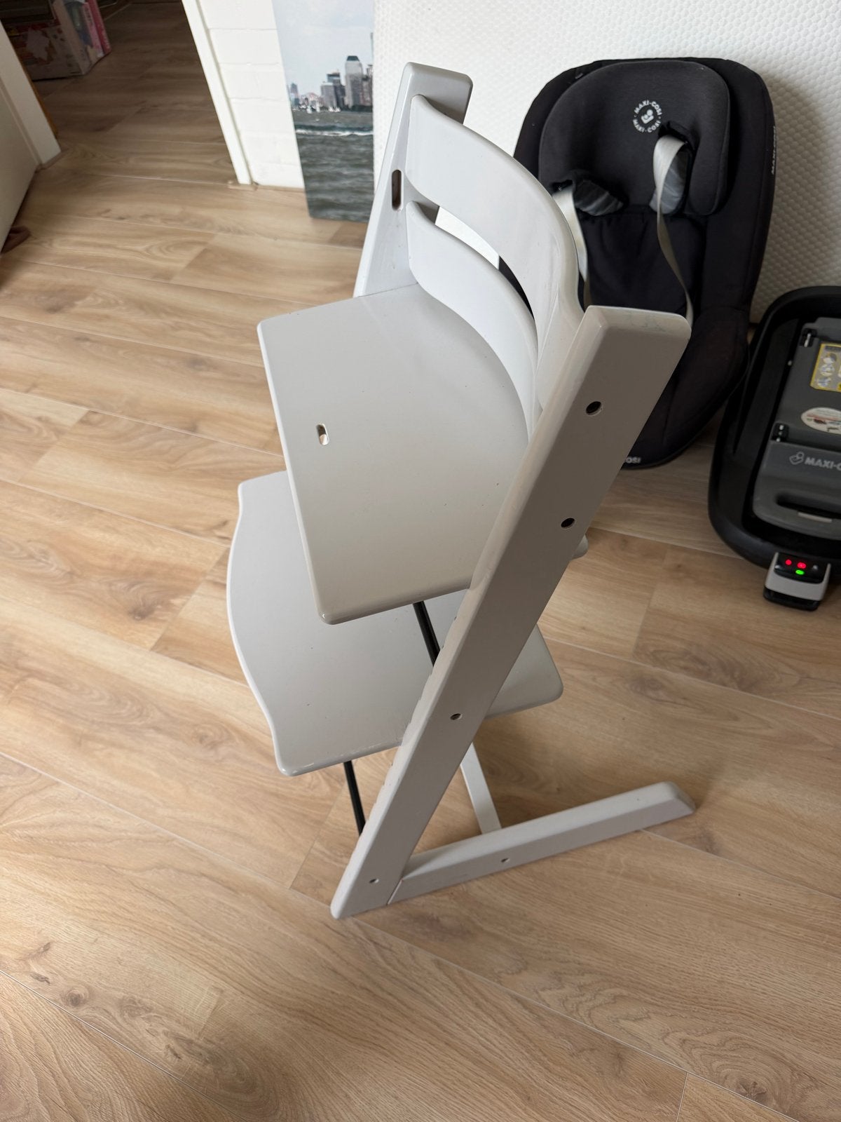 Stokke Tripp Trapp meegroeistoel - Grijs, Ophalen, Gebruikt, Meegroeistoel, Aanschuifbaar