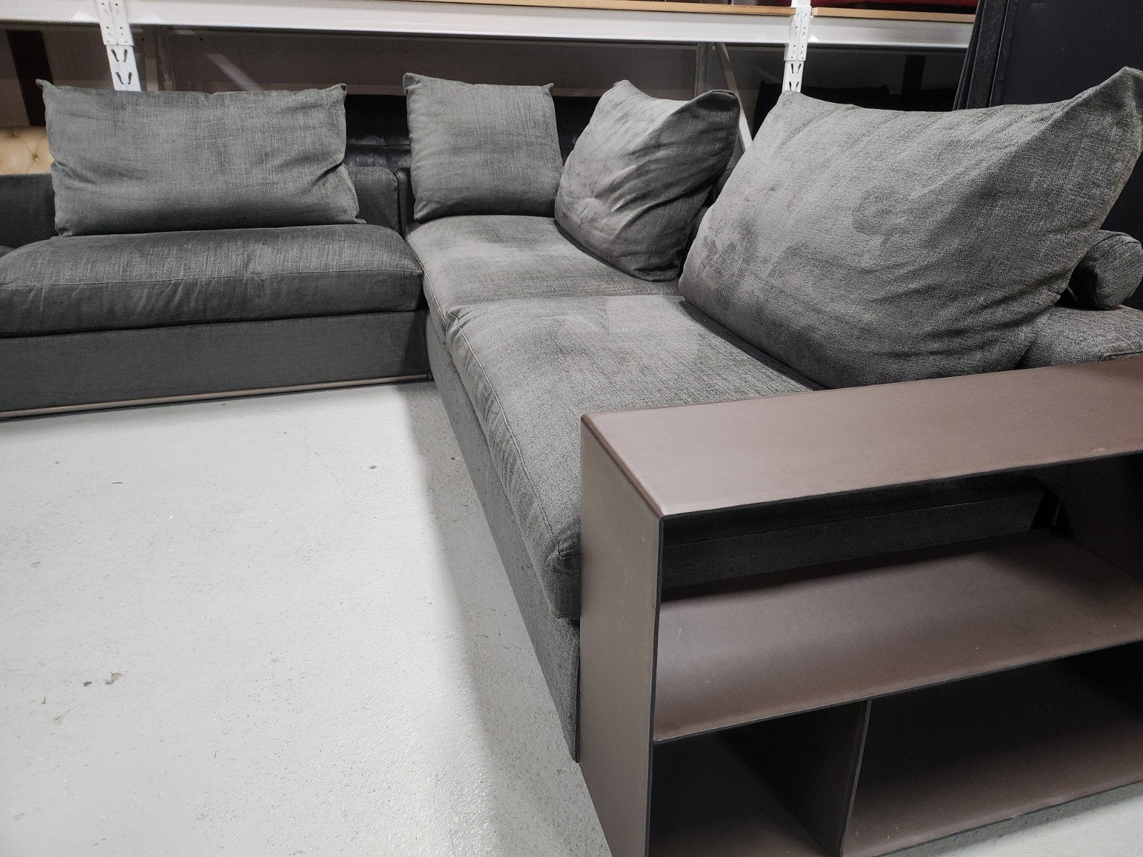 Flexform - Groundpiece hoekbank by Antonio Citterio, 125 cm of meer, Hout, 125 cm of meer, Ophalen of Verzenden