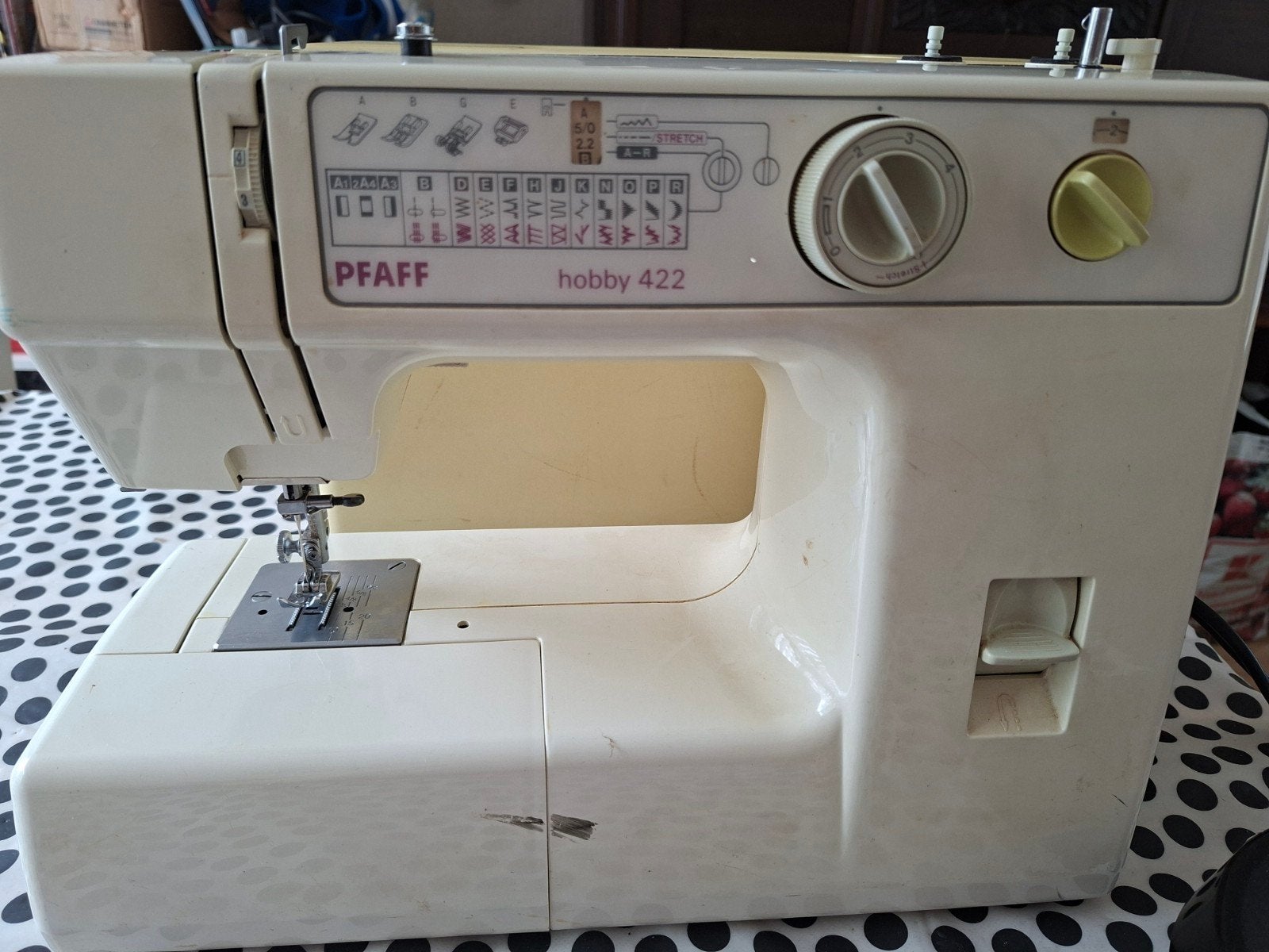 Pfaff Hobby 422 Naaimachine - Gebruikt, Hobby en Vrije tijd, Naaimachines en Toebehoren, Ophalen, Gebruikt, Naaimachine, Pfaff