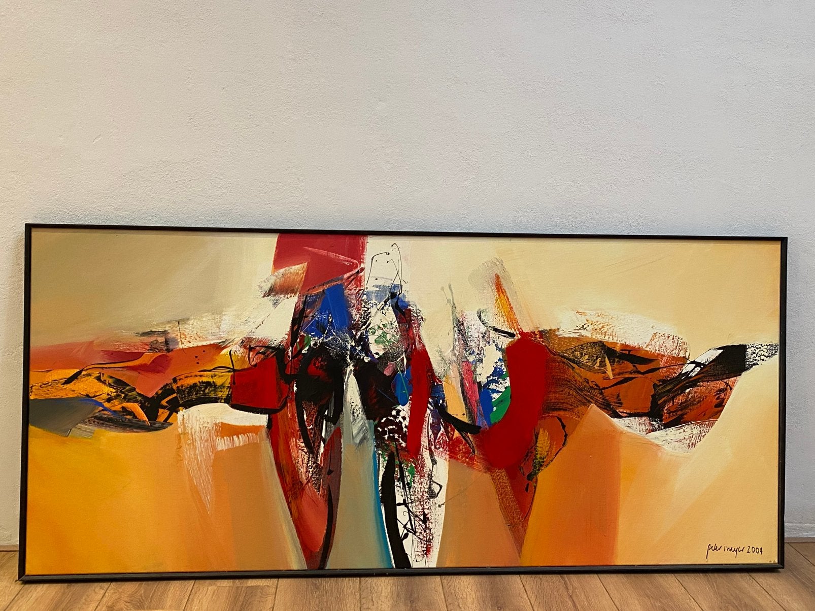 Peter Meijer Schilderij 0.80 x 1.80 meter, Ophalen