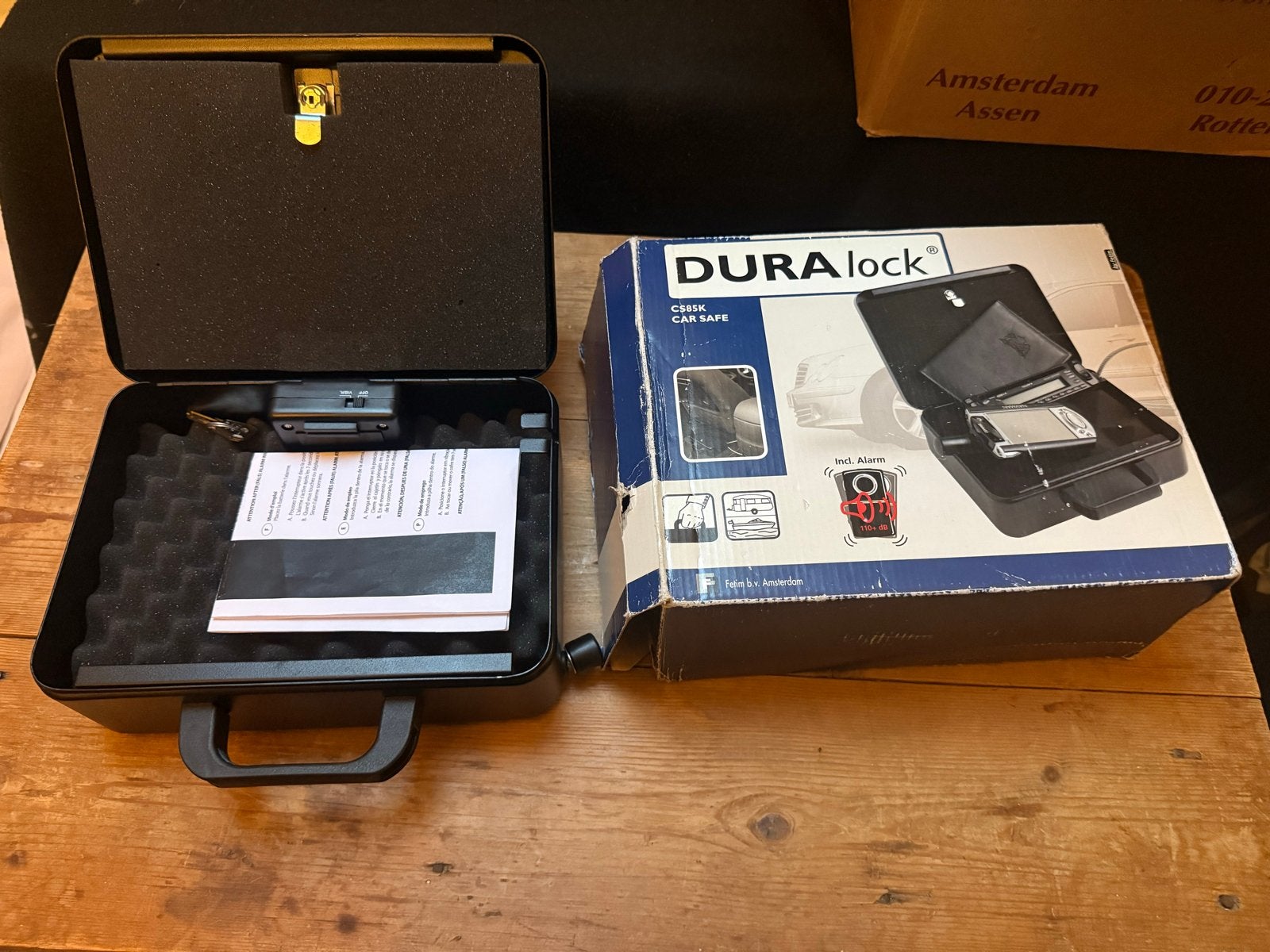 DuraLock CS91K Car Safe - Nieuw in doos, Ophalen of Verzenden, Nieuw