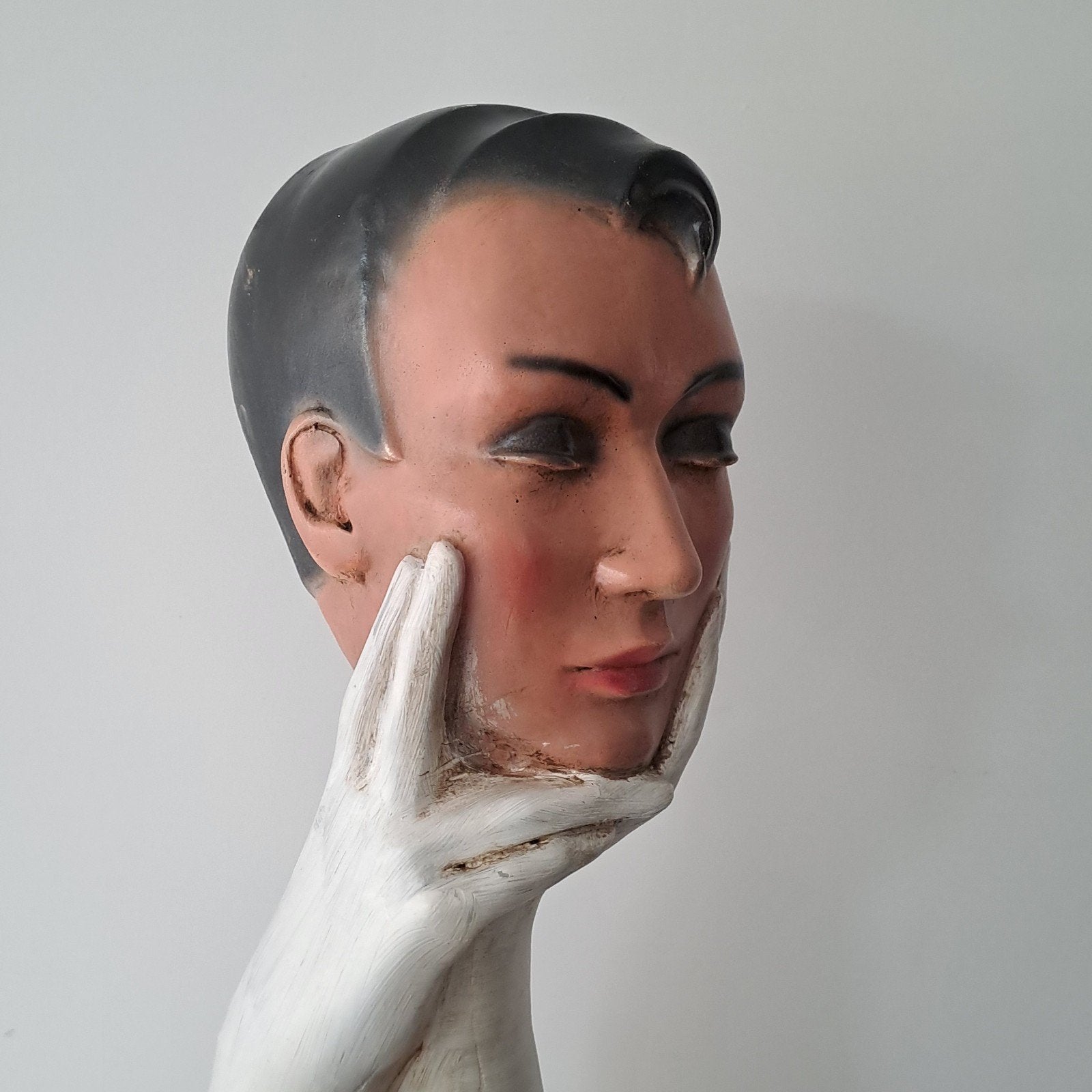 Origineel Christian Dior gipsen beeld dame 56cm reclame, Verzamelen, Merken en Reclamevoorwerpen, Ophalen of Verzenden, Zo goed als nieuw