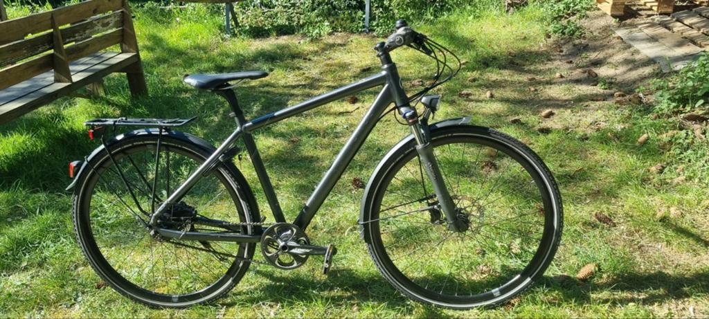 Kalkhoff Endeavour R14 trekkingfiets Rohloff 14, 28 inch, Vering, 10 tot 15 versnellingen, 49 tot 53 cm