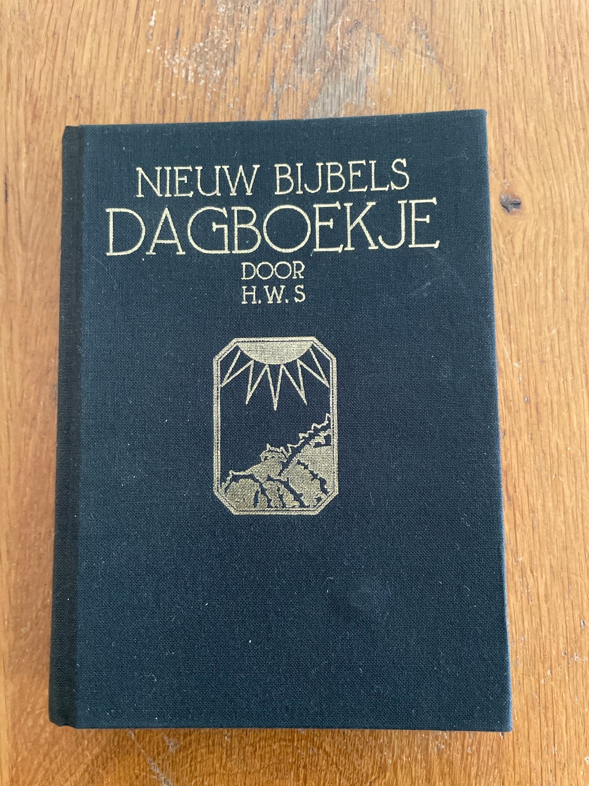 Nieuw Bijbels Dagboekje door H.W.S. - Vintage Religieus Boek, Ophalen of Verzenden