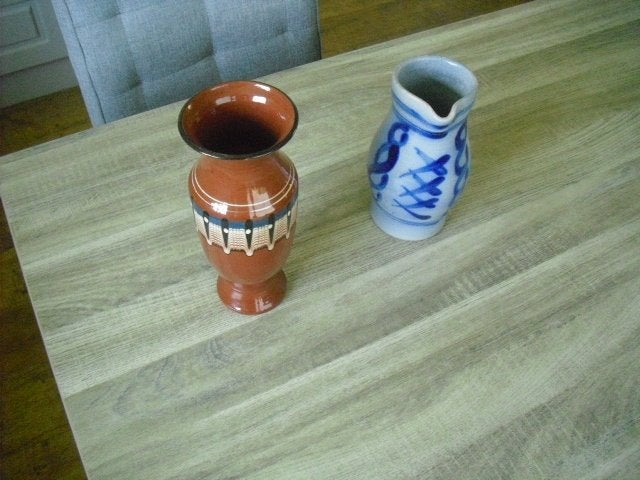 2 vazen, Huis en Inrichting, Ophalen of Verzenden, Nieuw, Steen/keramiek