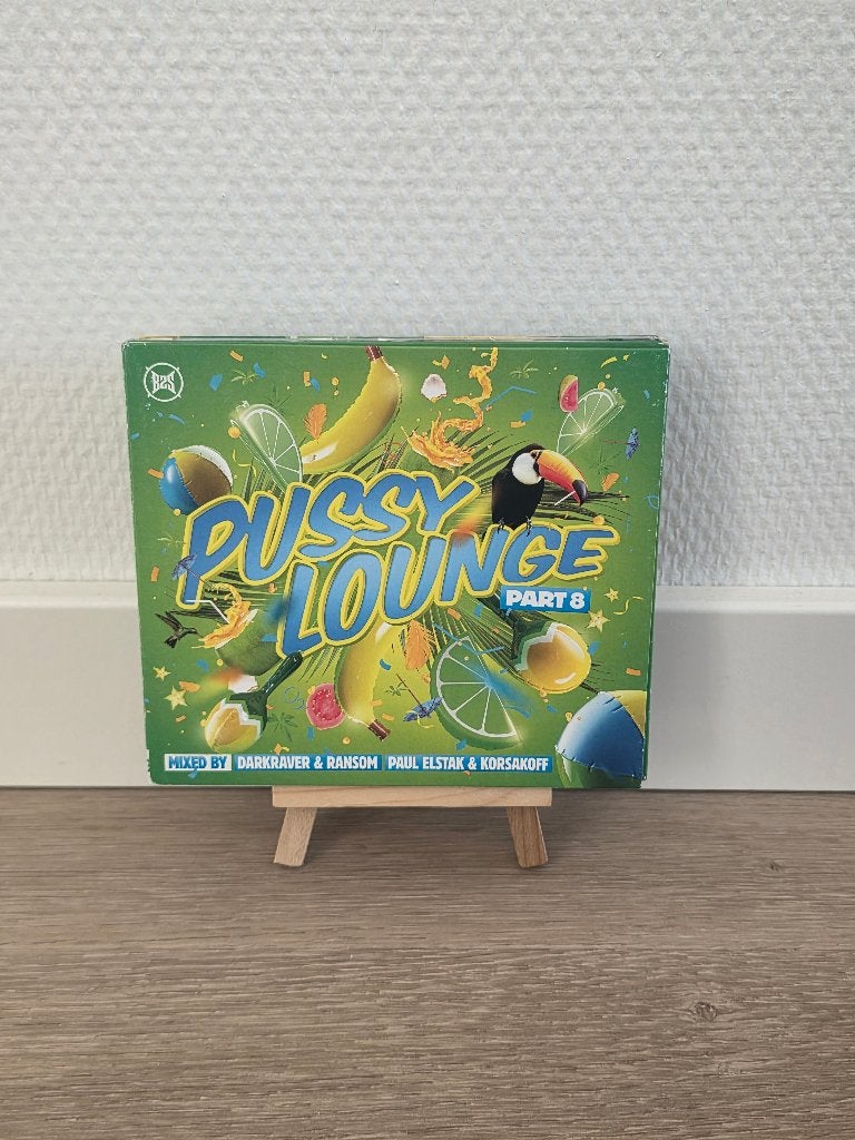 Darkraver, Paul Elstak, Korsakoff - Pussy Lounge 8, Cd's en Dvd's, Hardcore, Digipak, Ophalen of Verzenden, Zo goed als nieuw