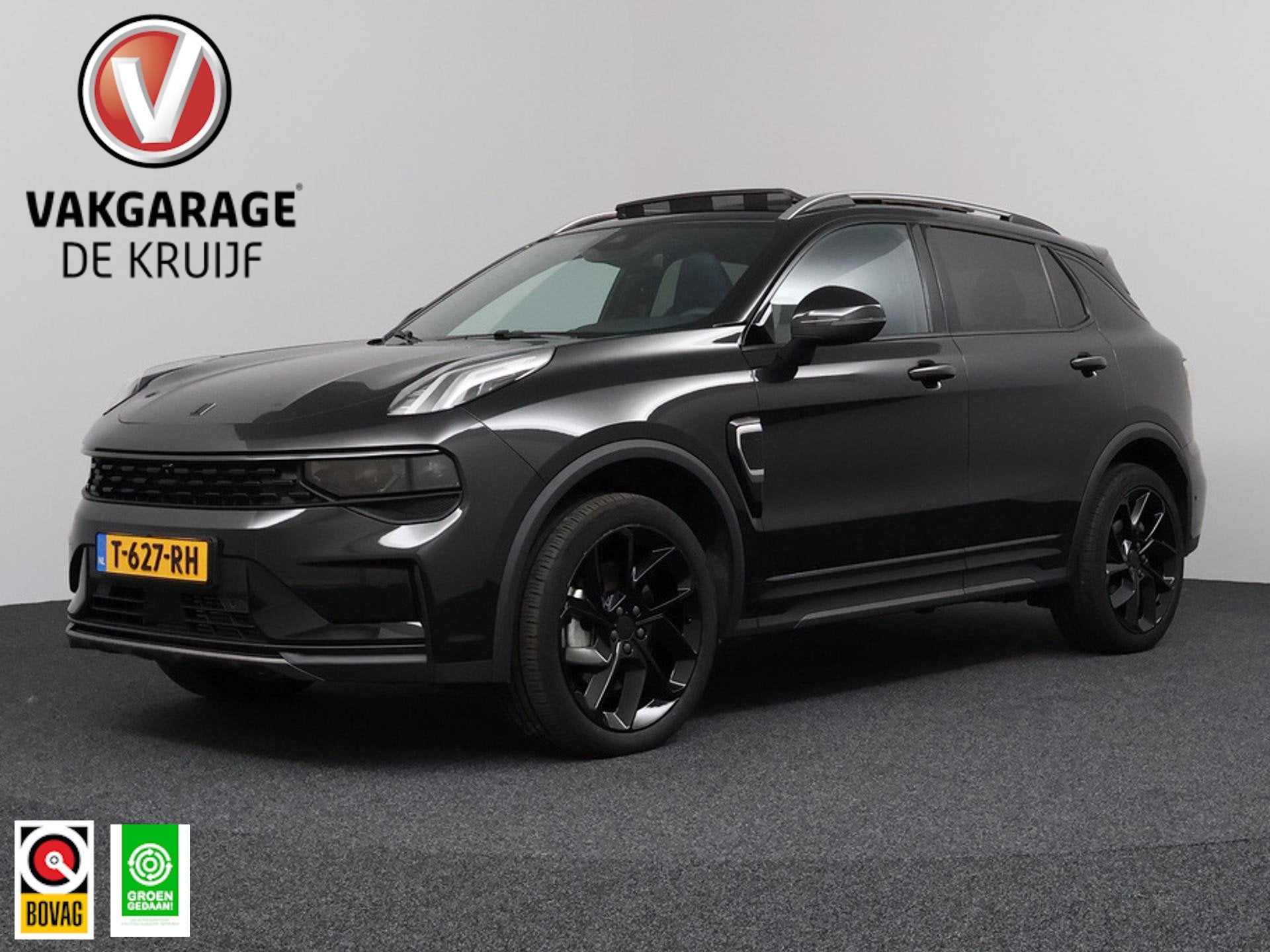 Lynk & Co 01 1.5 PHEV Black Edition Donkere hemel ACC | Pano, Auto's, Stof, Euro 6, Automatische klimaatregeling, Bedrijf
