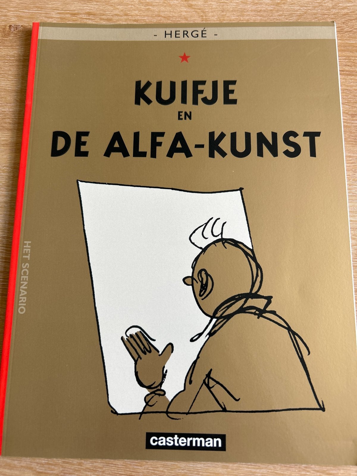 Kuifje en de Alfa-kunst - Het Scenario (Hardcover), Boeken, Stripboeken, Eén stripboek, Ophalen of Verzenden, Zo goed als nieuw