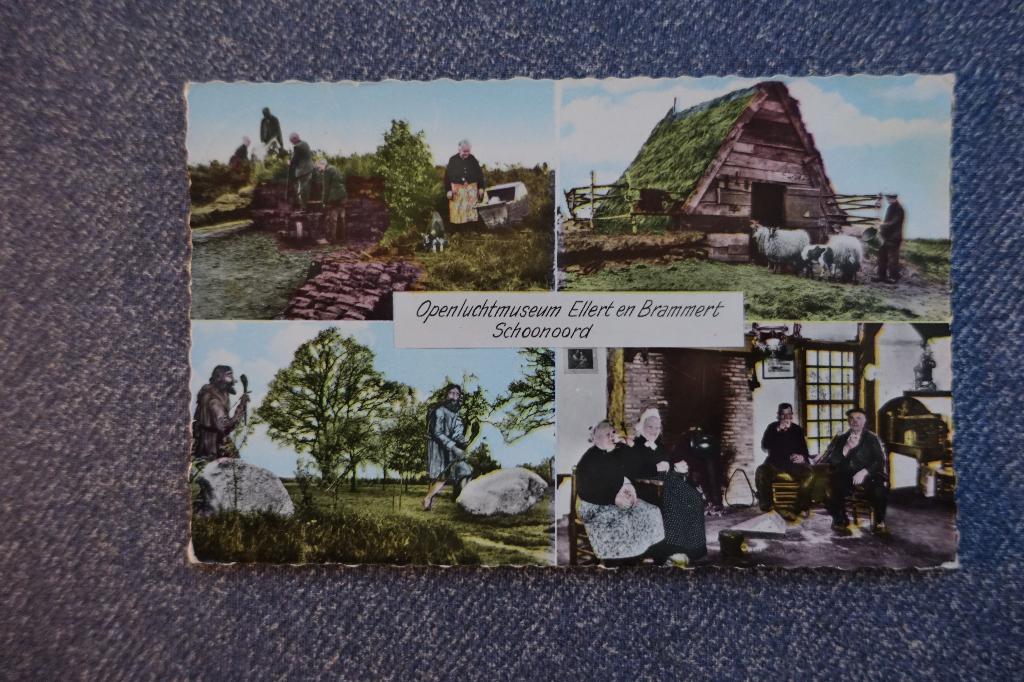 Schoonoord. Openluchtmuseum Ellert en Brammert, Verzamelen, Ophalen of Verzenden, 1960 tot 1980, Gelopen, Drenthe