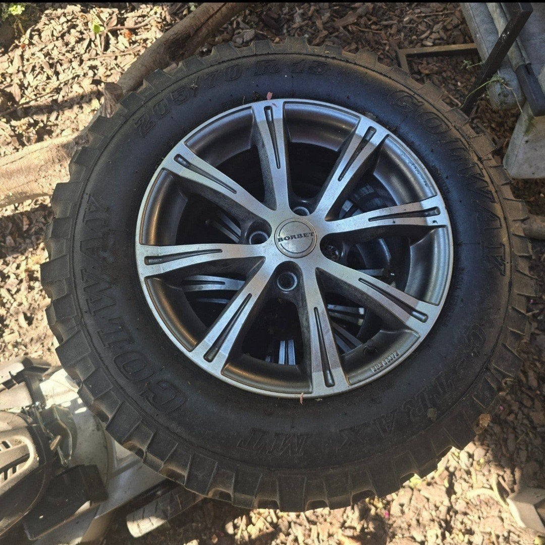 VANDAAG OPHALEN 4 Quad Borbet velgen met Colway banden 4x104, Ophalen of Verzenden