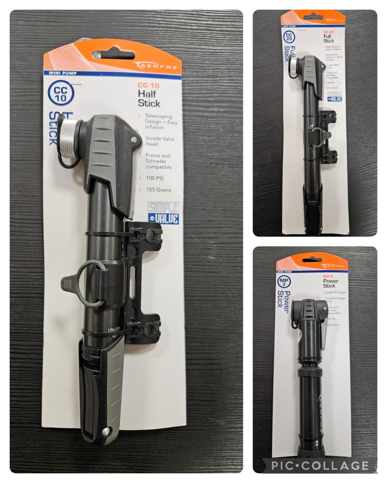 Fietspomp mini Serfas CC-10/ CC-20/ MP-3, nieuw, Ophalen of Verzenden, Nieuw