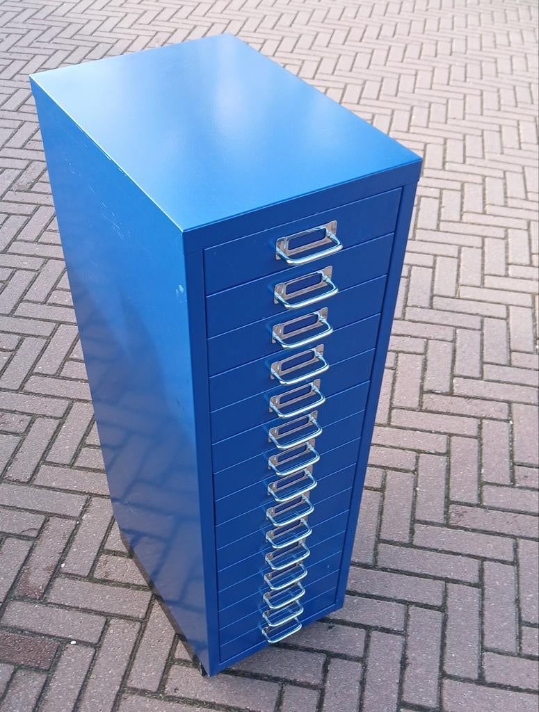Ladekast A4 formaat 15 laden meerladekast  Bisley, 5 laden of meer, Minder dan 100 cm, 25 tot 50 cm, 50 tot 100 cm