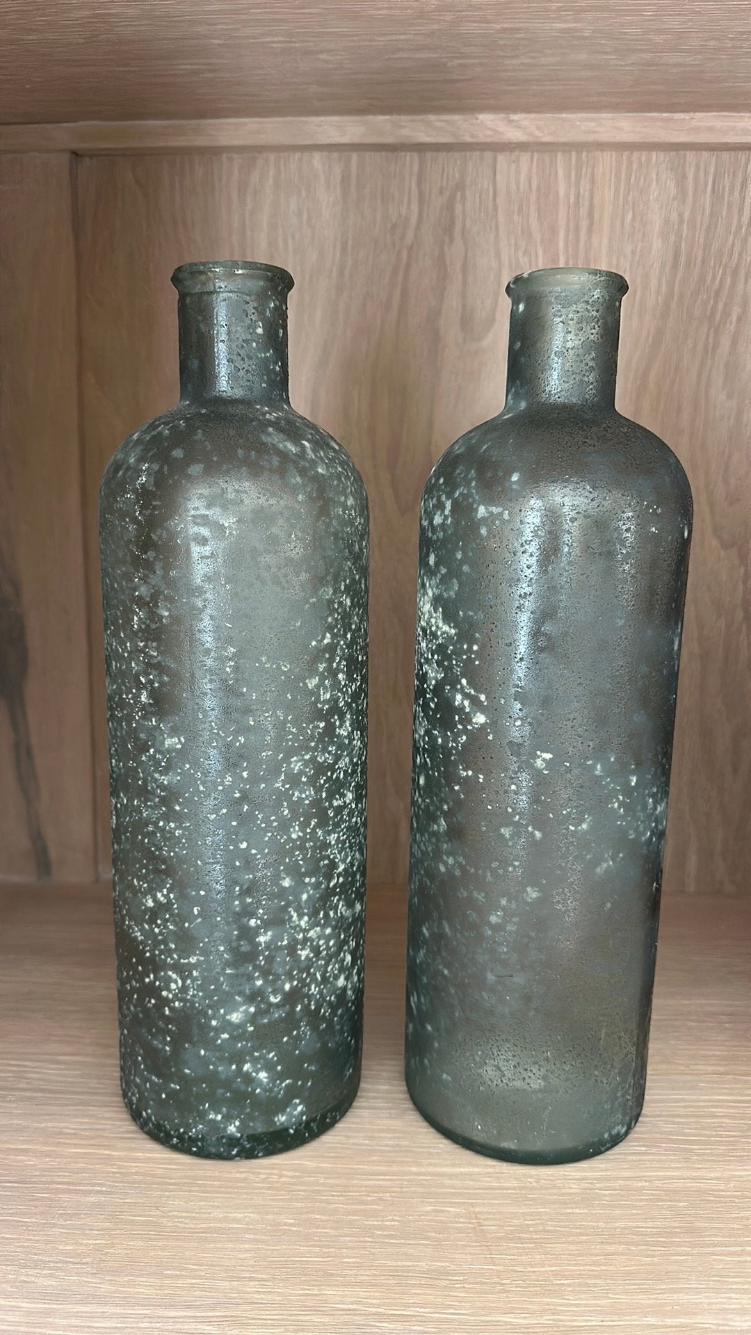 Decoratie flessen groen, Ophalen of Verzenden, Zo goed als nieuw, Groen
