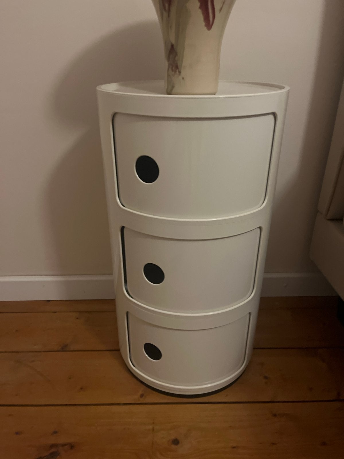 Kartell Componibili nachtkastje mat wit, Ophalen, Kunststof, Gebruikt, Minder dan 45 cm