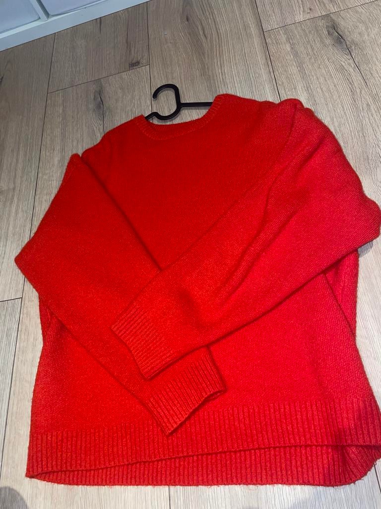 Suspisious Knitted Sweat - Rood - Maat L, Ophalen of Verzenden, Zo goed als nieuw, Maat 42/44 (L), Rood
