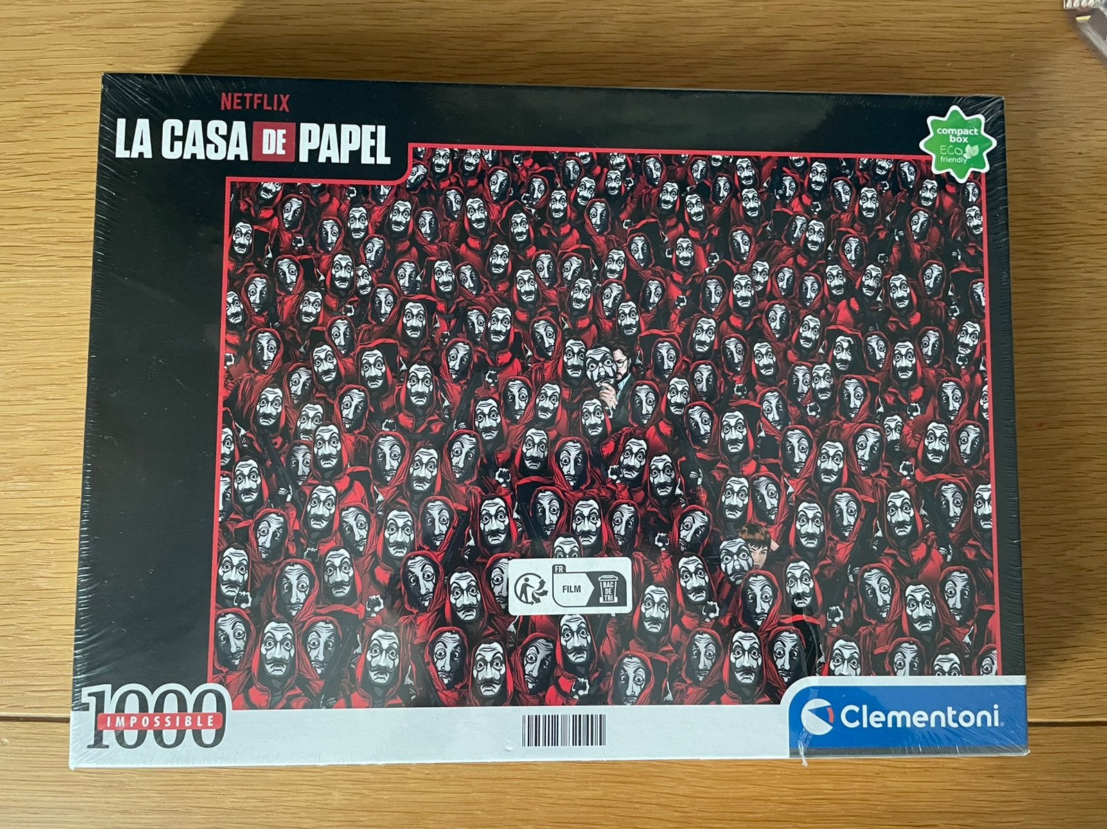 Nieuw puzzel la casa de papel 1000 stuks clementoni, Hobby en Vrije tijd, Denksport en Puzzels, Ophalen of Verzenden, 500 t/m 1500 stukjes