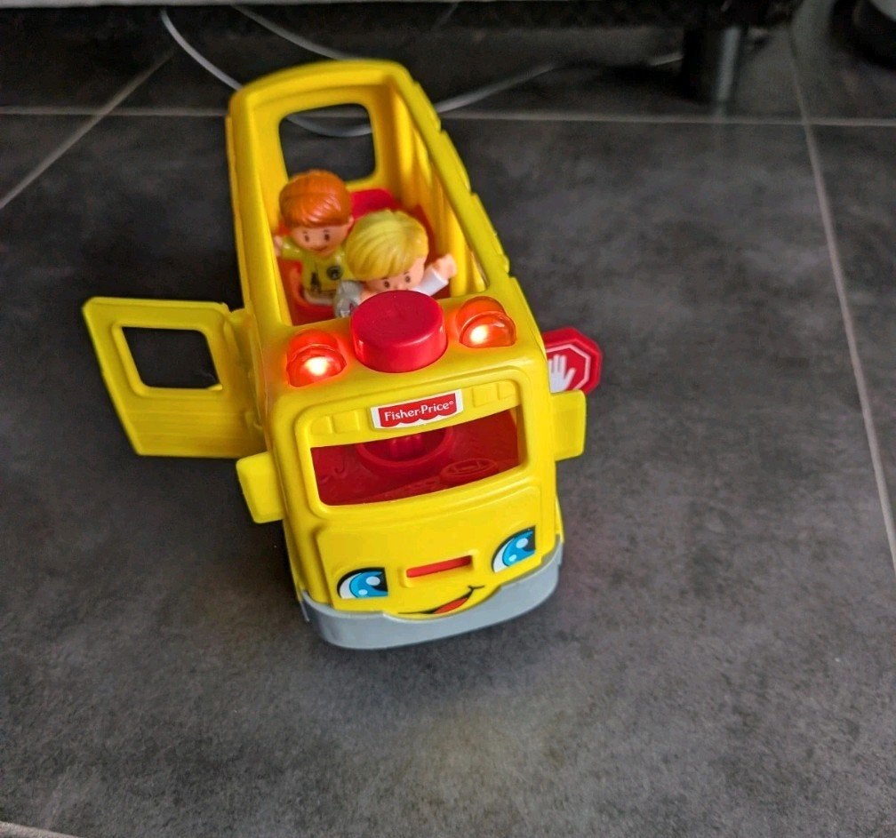 Little People schoolbus met licht en geluid, Ophalen of Verzenden, Zo goed als nieuw
