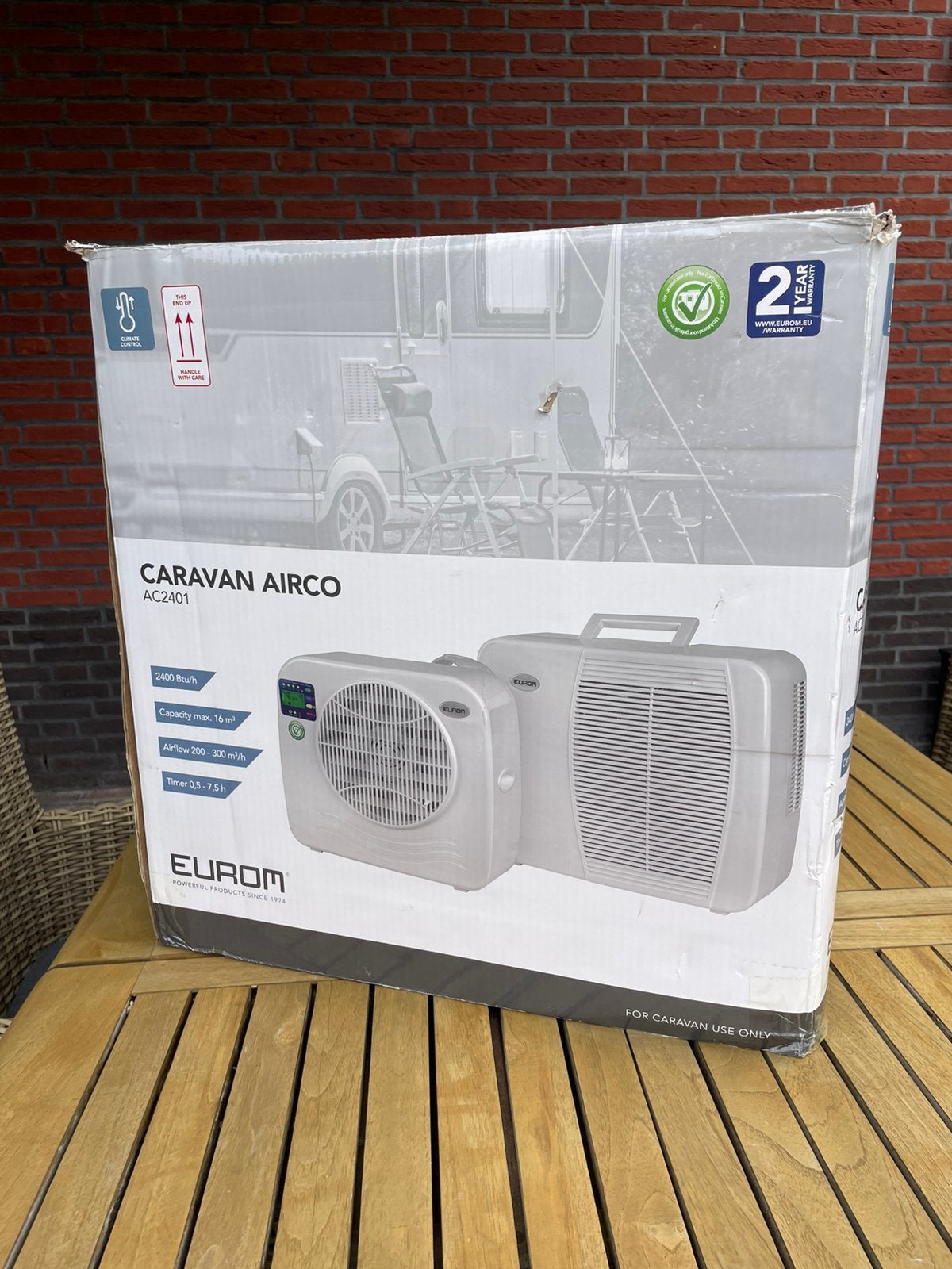 Eurom AC2401 Caravan airo, Ophalen, Zo goed als nieuw