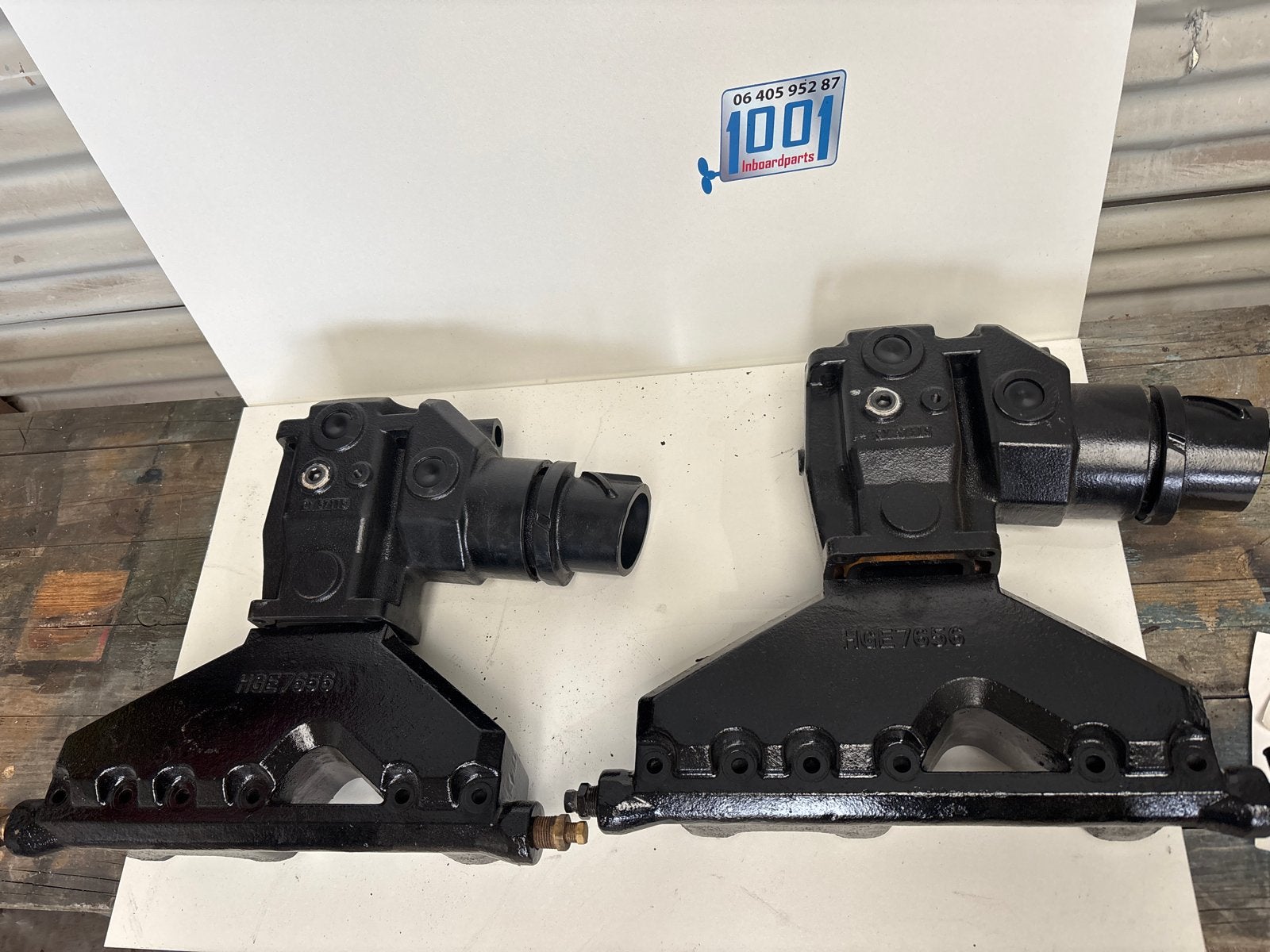 Volvo Penta / OMC V6 4.3L Uitlaatspruitstukken, Ophalen, Gebruikt, Motor en Techniek
