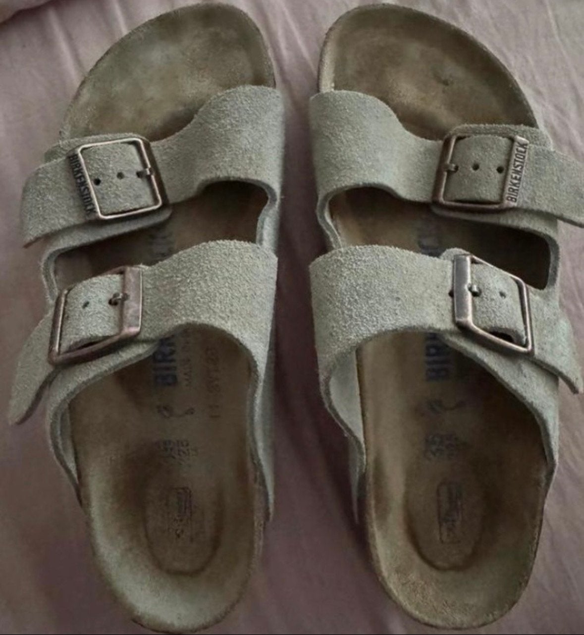 Birkenstock Arizona taupe suede maat 35, Ophalen of Verzenden, Zo goed als nieuw, Bruin, Sandalen of Muiltjes