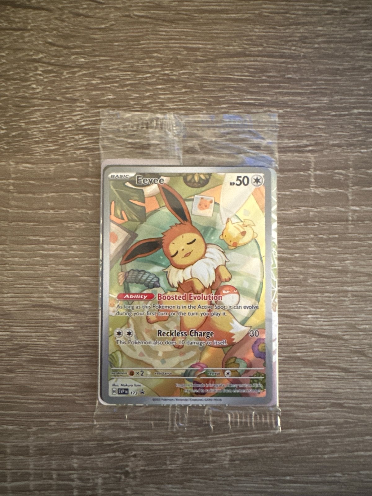 Pokemon Eevee Promo kaart - Geseald, Ophalen of Verzenden, Nieuw, Losse kaart