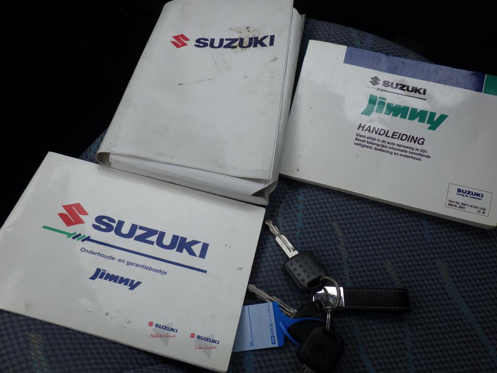Suzuki Jimny 1.3 JLX Automaat, NW APK NL/NAP! (bj 2001), Auto's, Automaat, 1025 kg, Stof, Zwart