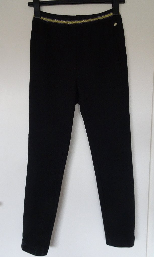 STRETCH BROEK VAN POM AMSTERDAM MAAT 36, Zwart, Ophalen of Verzenden, Zo goed als nieuw, Maat 36 (S)