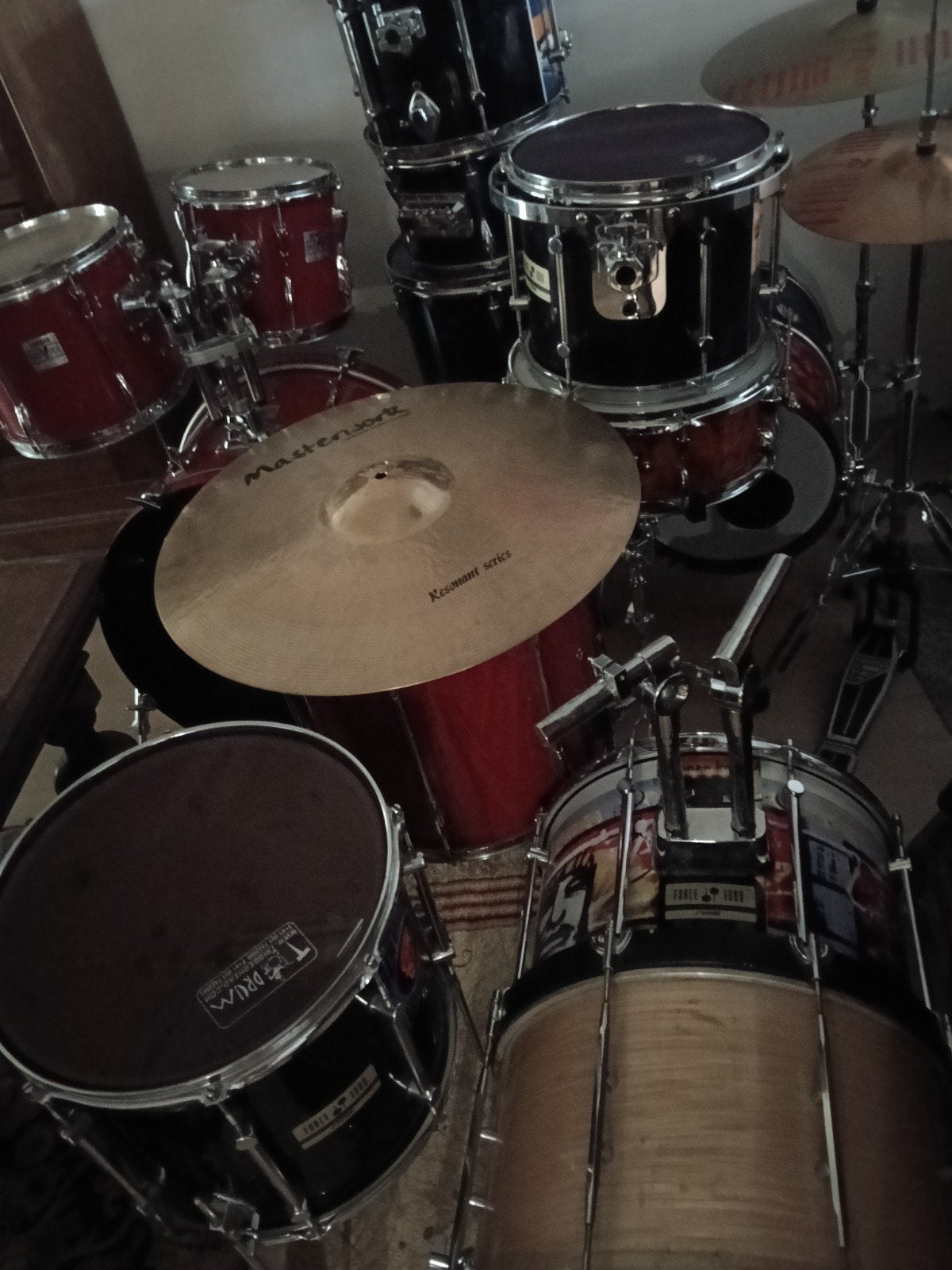 Uitdunnen verzameling Yamaha/Aria en Sonor drumstellen, Ophalen, Zo goed als nieuw