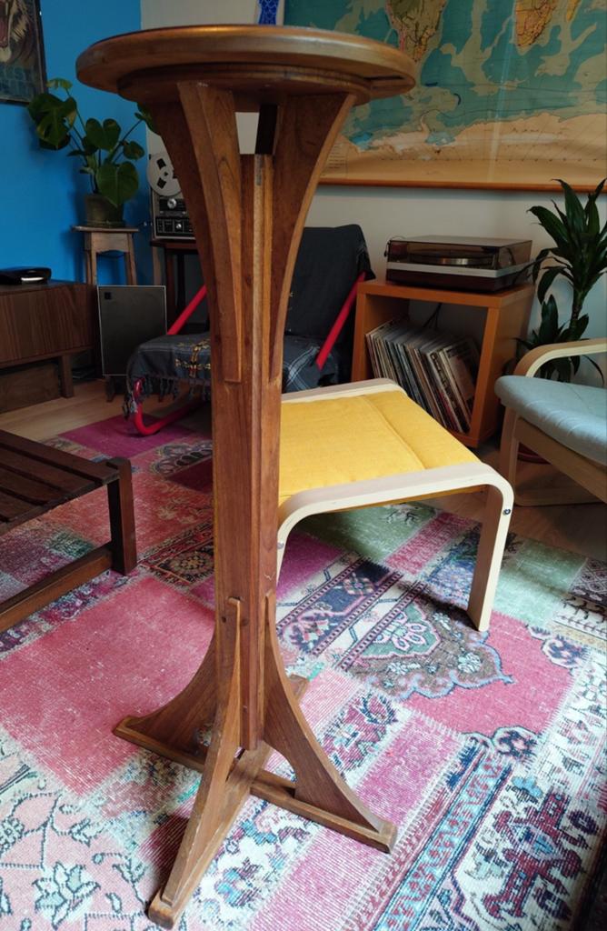 Vintage plantentafel, Ophalen, Minder dan 55 cm, Gebruikt, Rond