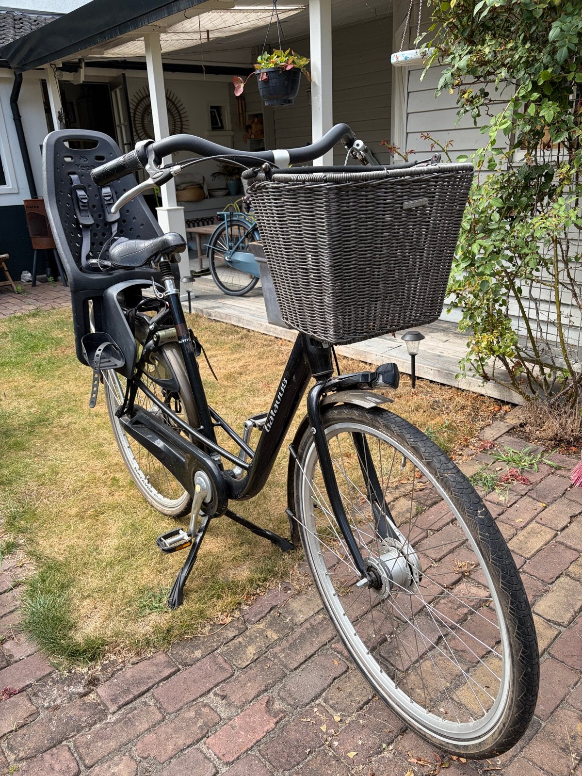 Batavus Mambo Mamafiets met Yepp kinderzitje en mand, Ophalen, Gebruikt, 1 zitje, Batavus