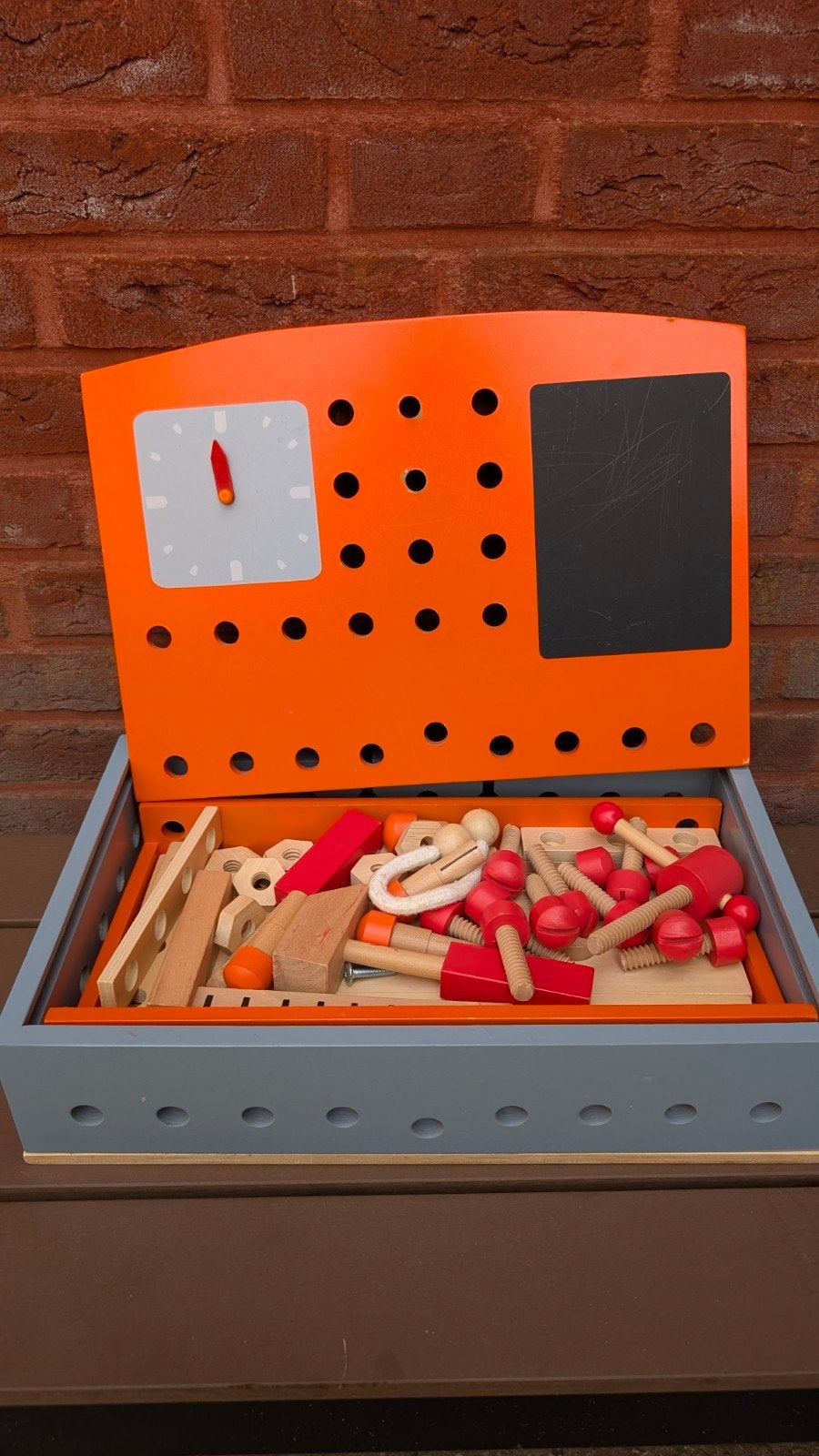 Houten werkbank met veel accessoires, Ophalen, Gebruikt, Bouwen