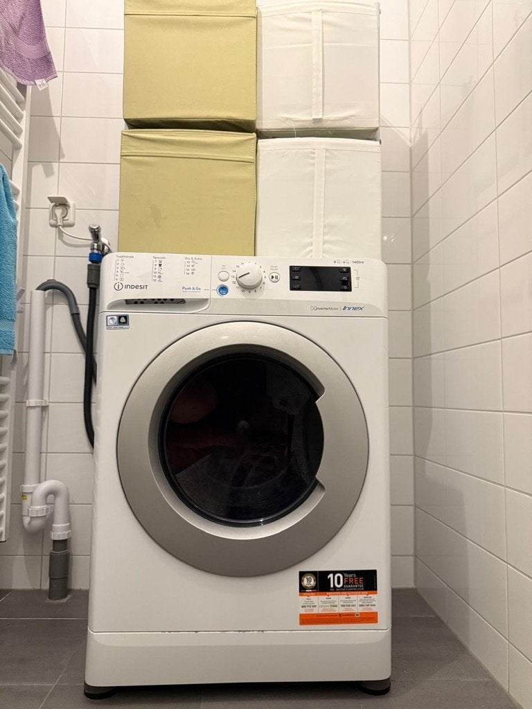Indesit Innex Was-droogcombinatie  – Met Bon & Garantie!, 6 tot 8 kg, Ophalen, Zo goed als nieuw, 85 tot 90 cm