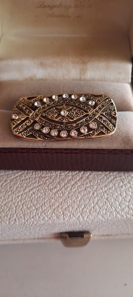 Vintage filigrain broche, art deco  decor., Sieraden, Tassen en Uiterlijk, Antieke sieraden, Ophalen of Verzenden, Overige materialen