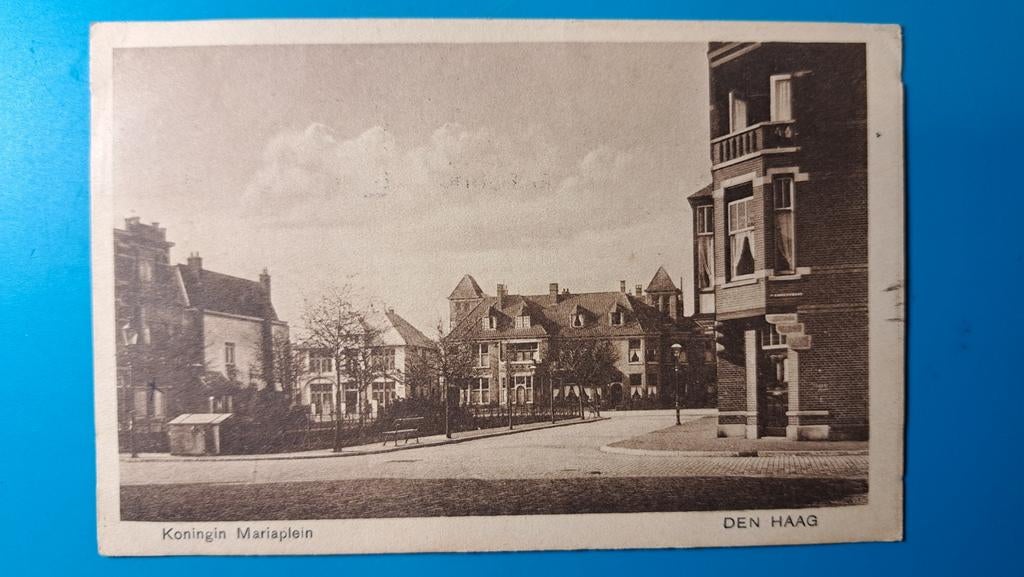 Den Haag,  's-Gravenhage,  Koningin Mariaplein 1923, Ophalen of Verzenden, 1920 tot 1940, Gelopen, Zuid-Holland