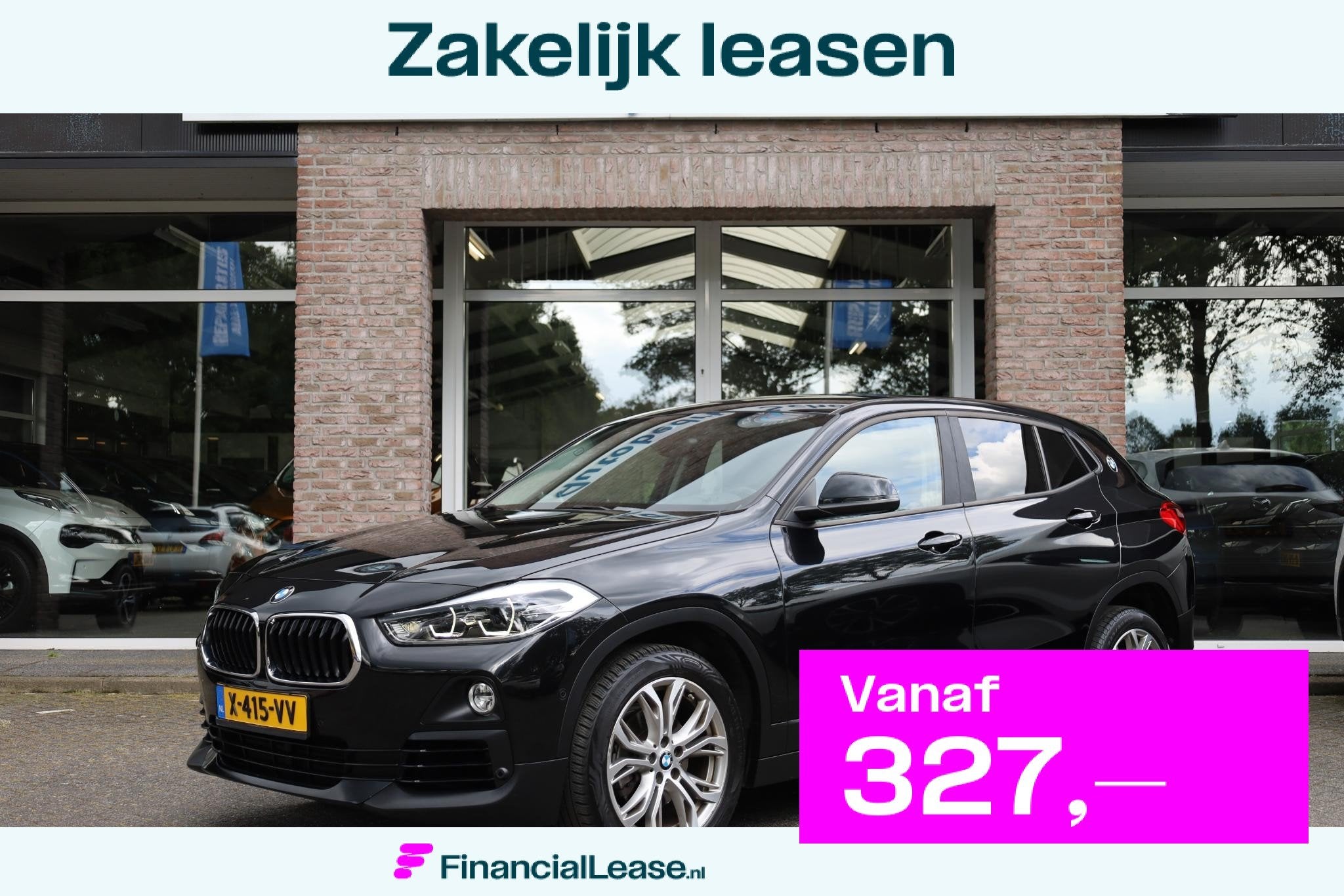 BMW X2 sDrive 18i Lefhebber Edition STOELVERW. ELEC-KLEP CRU, Gebruikt, Euro 6, Zwart, 3 cilinders