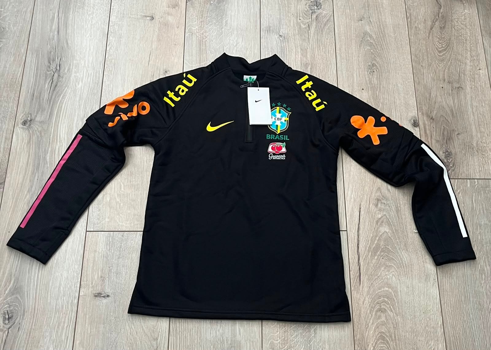 Brazilië trui, Zwart, Ophalen of Verzenden, Zo goed als nieuw, Voetbal