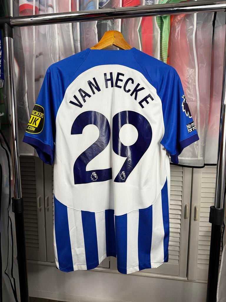 Brighton & Hove Albion wedstrijdshirt Van Hecke, Ophalen of Verzenden, Zo goed als nieuw, Shirt